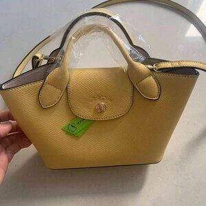 Longchamp ÉPURE XS TOTE BAG Yellow Chick - Leather